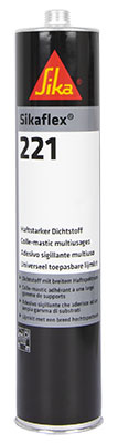 LIIMAMASSA SIKAFLEX-221, MUSTA