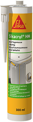TIIVISTEMASSA SIKACRYL HM VALKOINEN 300ML