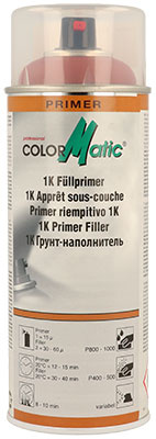 POHJA-/HIOMAMAALISPRAY HG8 PUNAINEN