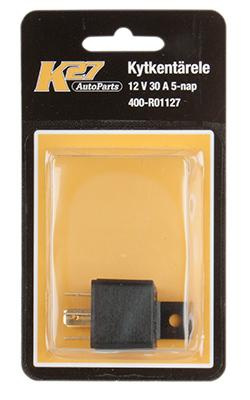 KYTKENTÄRELE 12 V 30A, 5-NAP, K27