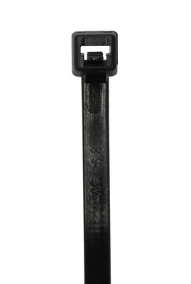 JOHDINSIDE 385X4,8MM ,MUSTA, AVATTAVA, 100 KPL