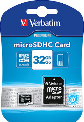 SD-KORTTI 32GB ADAPTERILLA VERBATIM