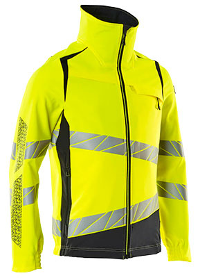 TYÖTAKKI HI-VIS KELT/NAVY-SININEN M