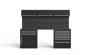 KALUSTEKOKONAISUUS 2588X726MM HOPEISET 2