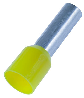 PÄÄTEHYLSY KELT 1,0MM2 14MM 100/PAK