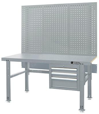 TYÖPÖYTÄ, REIKÄLEVY JA VETOLAAT. 1500MM