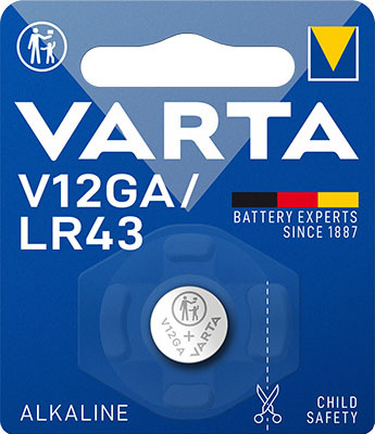 PARISTO ALKALI V12GA/LR43 1KPL