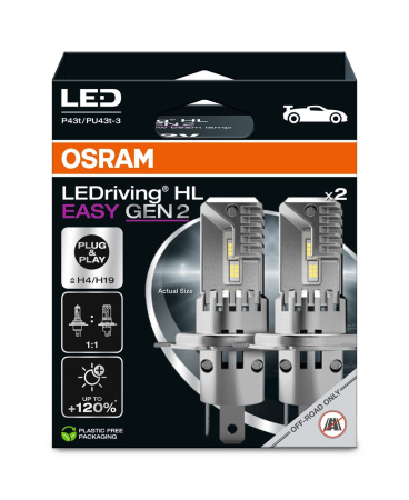 AUTOL. OSRAM LED H4/H19 12V HL EASY GEN2