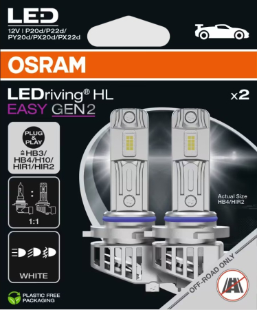 OSRAM AUTOL. OSRAM HB3/HIR1/H10/HB4/HIR2 HL ESY