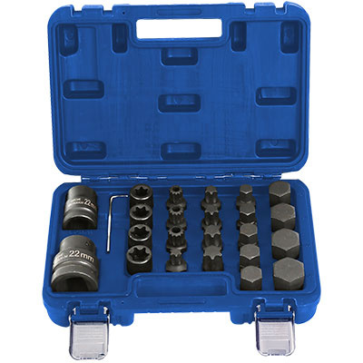KONEHYLSYSARJA 3/4" ja 1" TORX, E-TORX JA KUUSIO