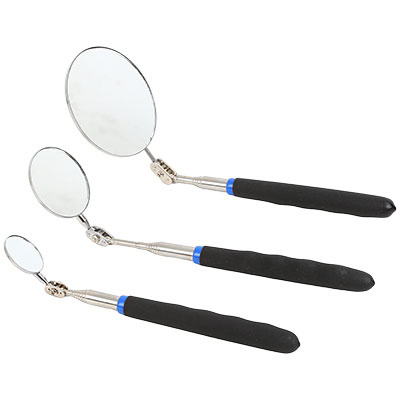 TARKASTUSPEILISARJA TELESKOOPPIVARRELLA, 3 OSAA