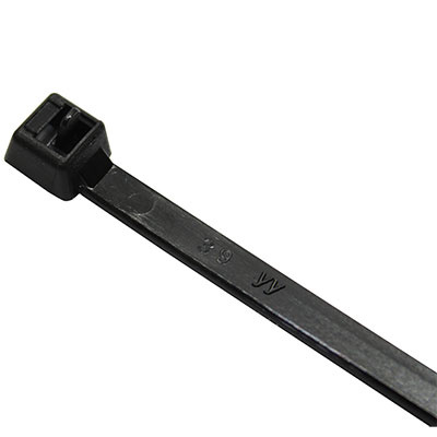 JOHDINSIDE 200X4,8MM, MUSTA, AVATTAVA, 100 KPL