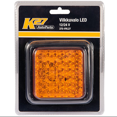 VILKKUVALO LED KELTAINEN