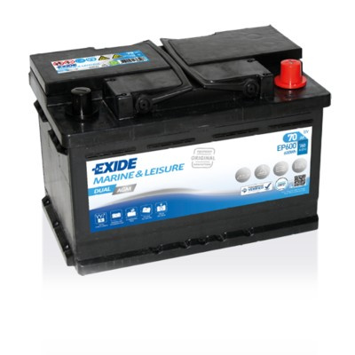 AKKU EXIDE 12/70 DUAL AGM