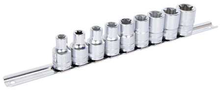 HYLSYSARJA 1/2" KISKOSSA E10-E24 E-TORX