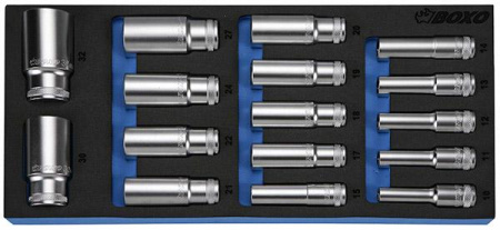 HYLSYSARJA 1/2" PITKÄT HYLSYT 10-32MM