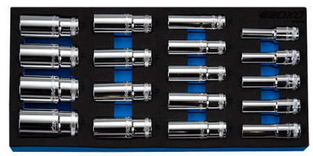 HYLSYSARJA PITKÄT 12-KULMAISET 1/2"