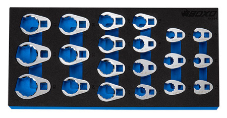 KUKONJALKA-AVAINSARJA 3/8" & 1/2" 10-32MM, 20 OSAA