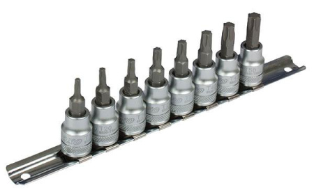 HYLSYSARJA 3/8" KISKOSSA T15-T50 TORX