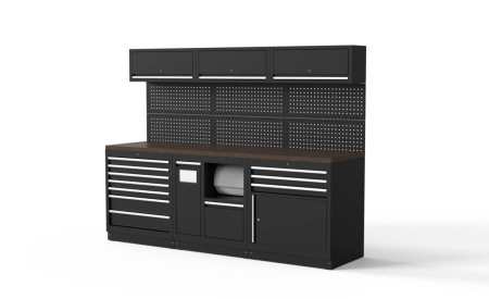 KALUSTEKOKONAISUUS 2588X726MM HOPEISET
