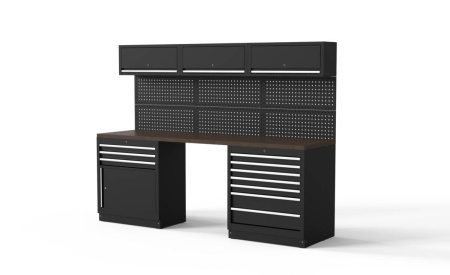 KALUSTEKOKONAISUUS 2588X726MM HOPEISET