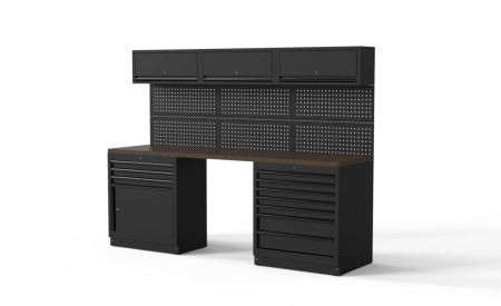 KALUSTEKOKONAISUUS 2588X726MM MUSTAT