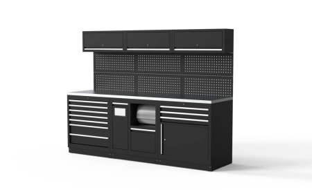 KALUSTEKOKONAISUUS 2588X726MM RST HOPEISET