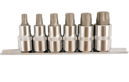 TORX PLUS KÄRKIHYLSYSARJA 1/2" 6-OSAA