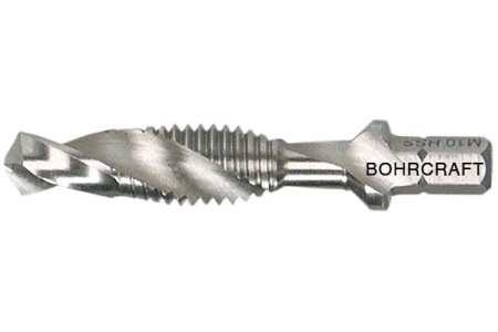 YHDISTELMÄKIERRETAPPI M6-1,0 1/4" BITS