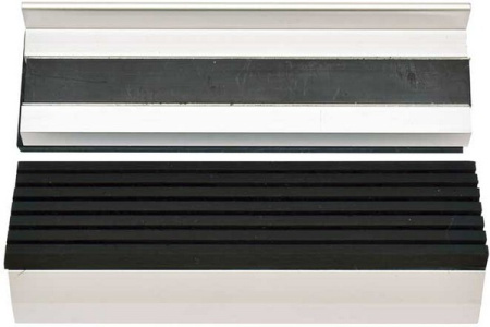 RUUVIPENKIN SUOJALEUAT MAGNEETILLA KUMI/ALUMIINI 4"
