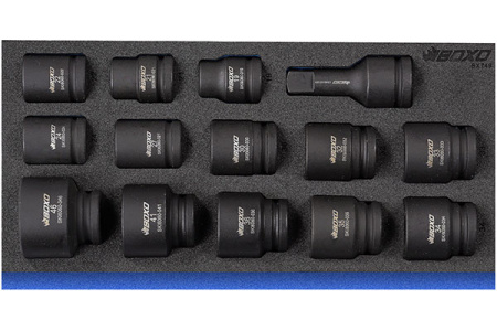 KONEHYLSYSARJA 3/4" 19-46MM, 14 OSAA
