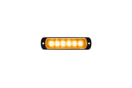VAROITUSVILKKU LED 10-30V, 9MM KELTAINEN, VAAKA ASENNUKSEEN