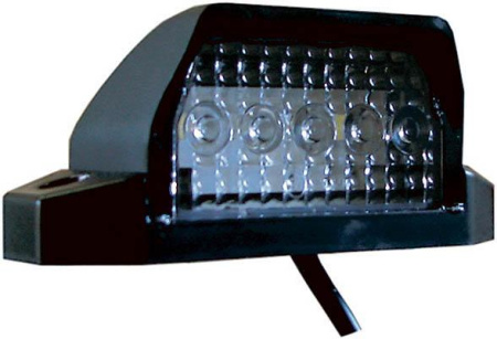 REKISTERIVALO LED 24 V MUSTA