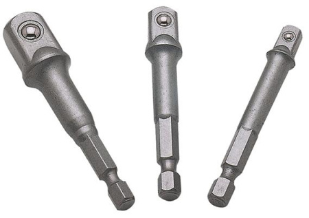 JATKOVARSI 1/4" NELIÖVÄÄNT.1/4"/3/8"/1/2