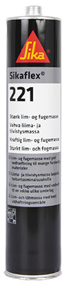 LIIMAMASSA SIKAFLEX-221, VALKOINEN