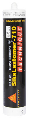 BUTYYLIMASSA SIKA LASTOMER-710, MUSTA
