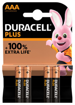 PARISTO 4KPL AAA (LR03) DURACELL PLUS