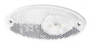 LED-etuäärivalo 24V, ruuvikiinnitys, 5 m kaapeli