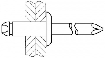 VETONIITTI ALU/TERÄS 3,2X8