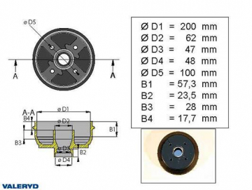 JARRURUMPU 200MM 4X100