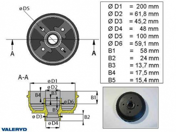 JARRURUMPU 200MM 4X100