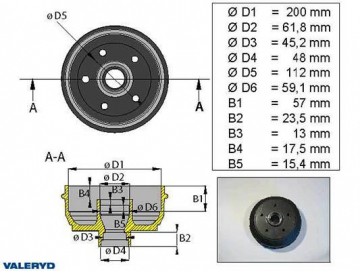 JARRURUMPU 200MM 5X112