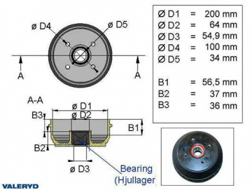 JARRURUMPU 200MM 4X100